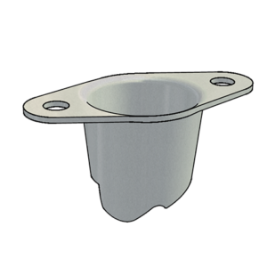 V26R6.1AGV <br> Ricettacolo a rivettare