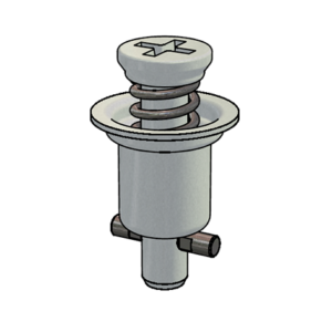 V27S02.* <br> Stelo testa taglio a croce