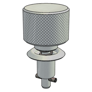 ST2006.* <br> Stelo testa a pomello zigrinato