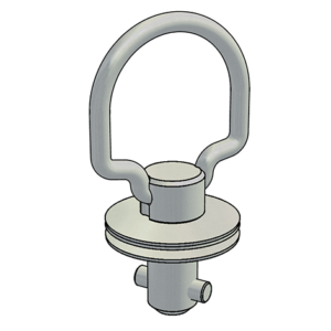 ST9034.* <br> Stelo testa anello ribaltabile