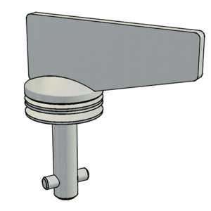 ST6023.* <br> Stelo testa aletta laterale