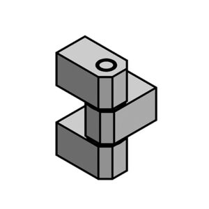 HNG.206.4BK <br> Cerniera