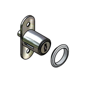 301.H <br> Serratura per ante scorrevoli