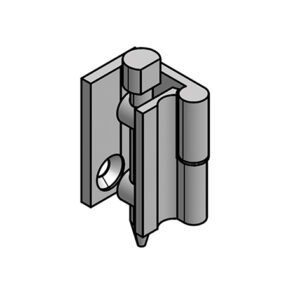 HNG.205.2*BK <br> Cerniera
